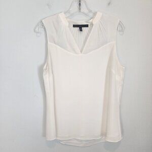 WHBM Chiffon Sleeveless Top, Size M, NWOT